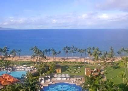 Grand Wailea Beach live Webcam, Maui